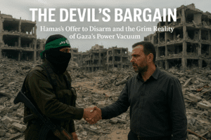 The Devil's Bargain: Hamas's Offer to Disarm and the Grim Reality of Gaza's Power Vacuum 1 The Devil's Bargain: Hamas's Offer to Disarm and the Grim Reality of Gaza's Power Vacuum
