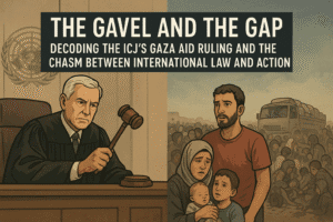The Gavel and The Gap: Decoding the ICJ's Gaza Aid Ruling and the Chasm Between International Law and Action  1 The Gavel and The Gap: Decoding the ICJ's Gaza Aid Ruling and the Chasm Between International Law and Action