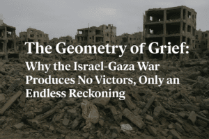 The Geometry of Grief: Why the Israel-Gaza War Produces No Victors, Only an Endless Reckoning