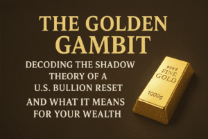 The Golden Gambit: Decoding the Shadow Theory of a U.S. Bullion Reset and What It Means for Your Wealth