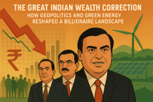 The Great Indian Wealth Correction: How Geopolitics and Green Energy Reshaped a Billionaire Landscape