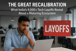 The Great Recalibration: What India's 4,000+ Tech Layoffs Reveal About a Maturing Ecosystem 1 The Great Recalibration: What India's 4,000+ Tech Layoffs Reveal About a Maturing Ecosystem