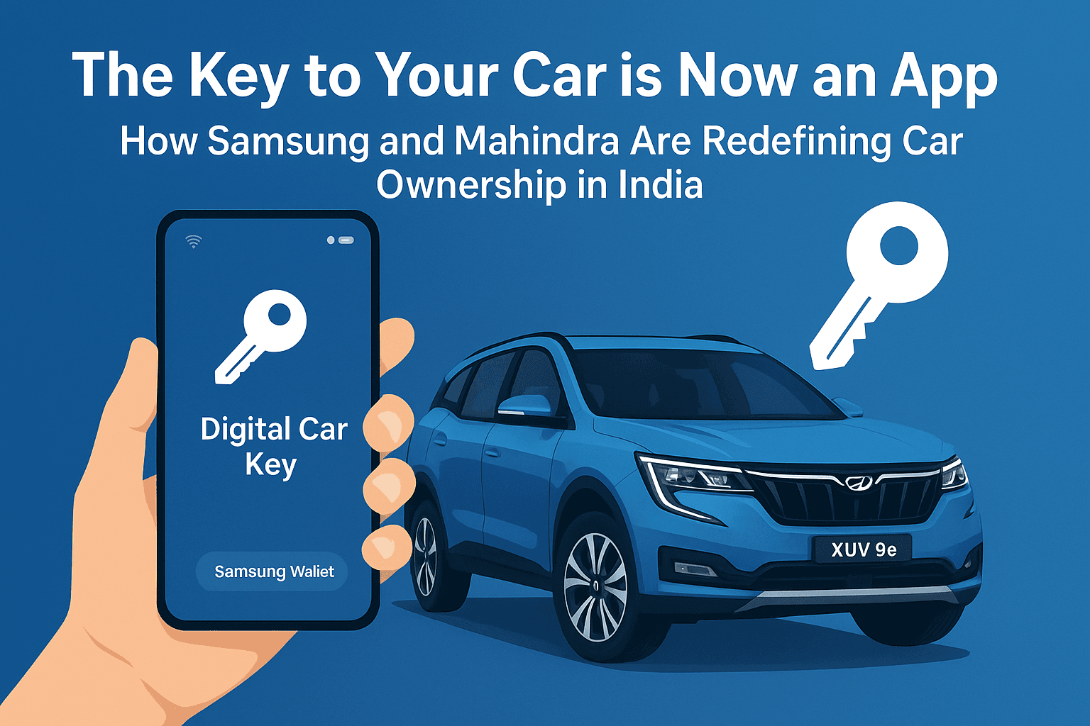 The Key to Your Car is Now an App: How Samsung and Mahindra Are Redefining Car Ownership in India 