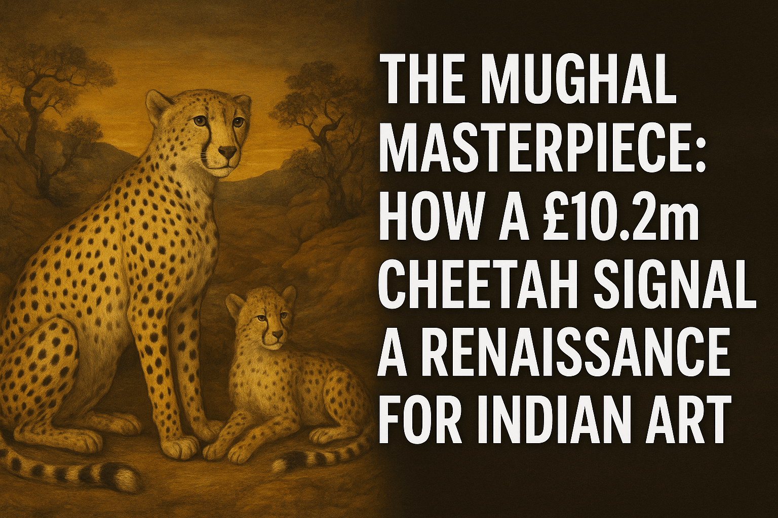 The Mughal Masterpiece: How a £10.2m Cheetah Signals a Renaissance for Indian Art 