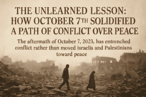 The Unlearned Lesson: How October 7th Solidified a Path of Conflict Over Peace 
