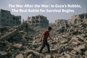 The War After the War: In Gaza's Rubble, The Real Battle for Survival Begins 