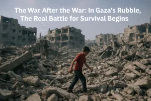 The War After the War: In Gaza's Rubble, The Real Battle for Survival Begins