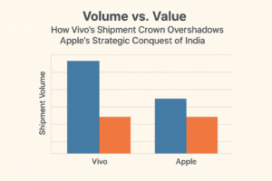 Volume vs. Value: How Vivo’s Shipment Crown Overshadows Apple’s Strategic Conquest of India 