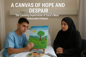A Canvas of Hope and Despair: The Looming Deportation of Gaza's Most Vulnerable Patients 
