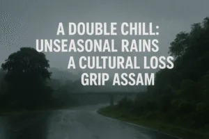 A Double Chill: Unseasonal Rains and a Cultural Loss Grip Assam 