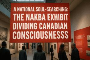 A National Soul-Searching: The Nakba Exhibit Dividing Canadian Consciousness 