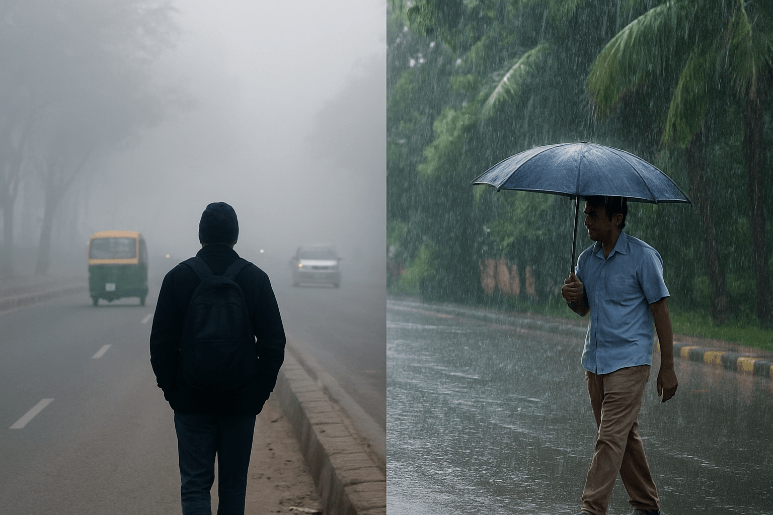 An Early Embrace of Winter: Decoding North India's Chill and the Southern Rain’s Rhythm 