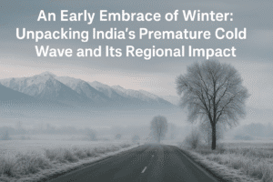 An Early Embrace of Winter: Unpacking India's Premature Cold Wave and Its Regional Impact 1 An Early Embrace of Winter: Unpacking India's Premature Cold Wave and Its Regional Impact