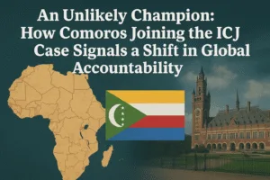 An Unlikely Champion: How Comoros Joining the ICJ Case Signals a Shift in Global Accountability 1 An Unlikely Champion: How Comoros Joining the ICJ Case Signals a Shift in Global Accountability