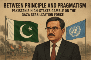 Between Principle and Pragmatism: Pakistan's High-Stakes Gamble on the Gaza Stabilization Force 1 Between Principle and Pragmatism: Pakistan's High-Stakes Gamble on the Gaza Stabilization Force