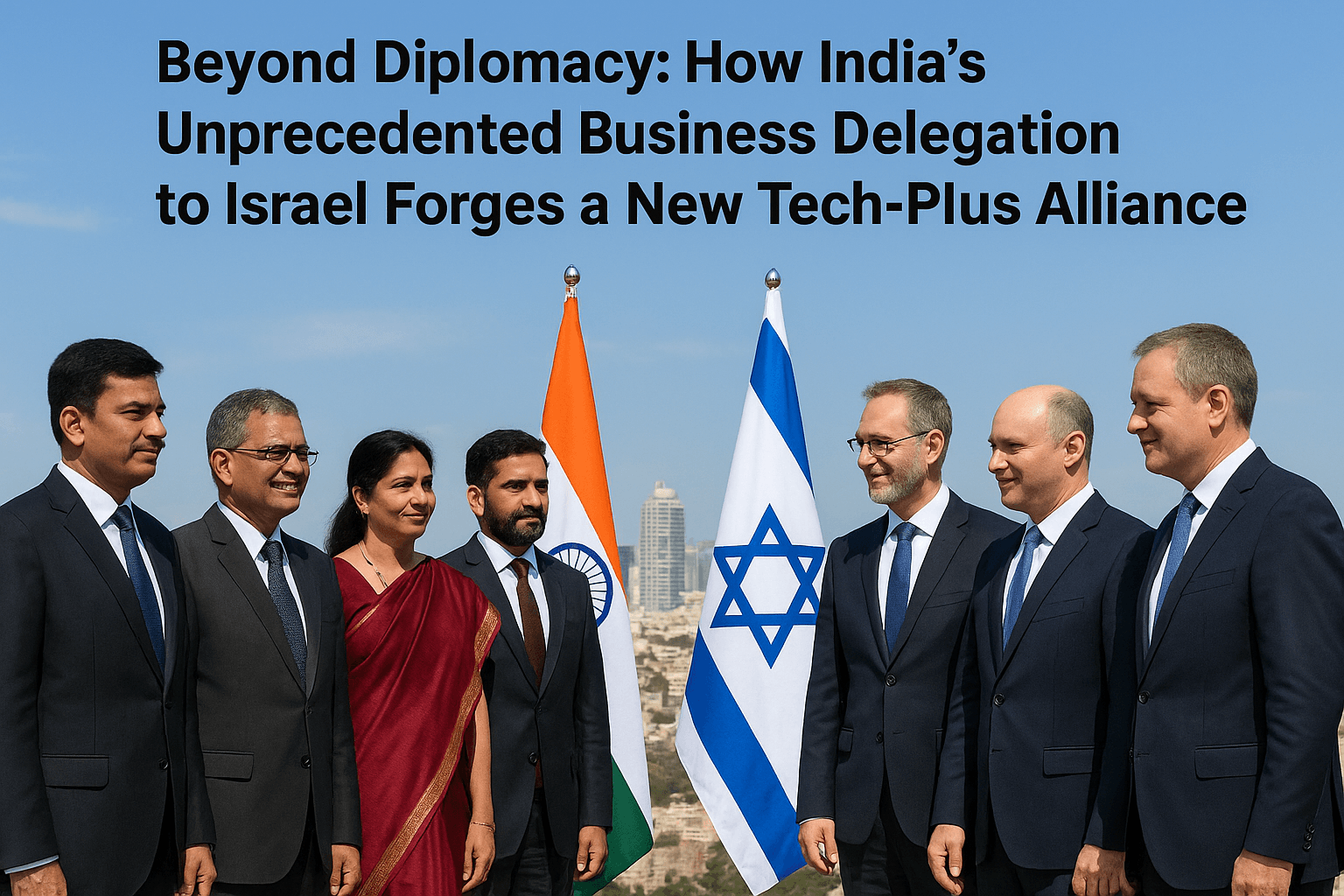 Beyond Diplomacy: How India's Unprecedented Business Delegation to Israel Forges a New Tech-Plus Alliance 