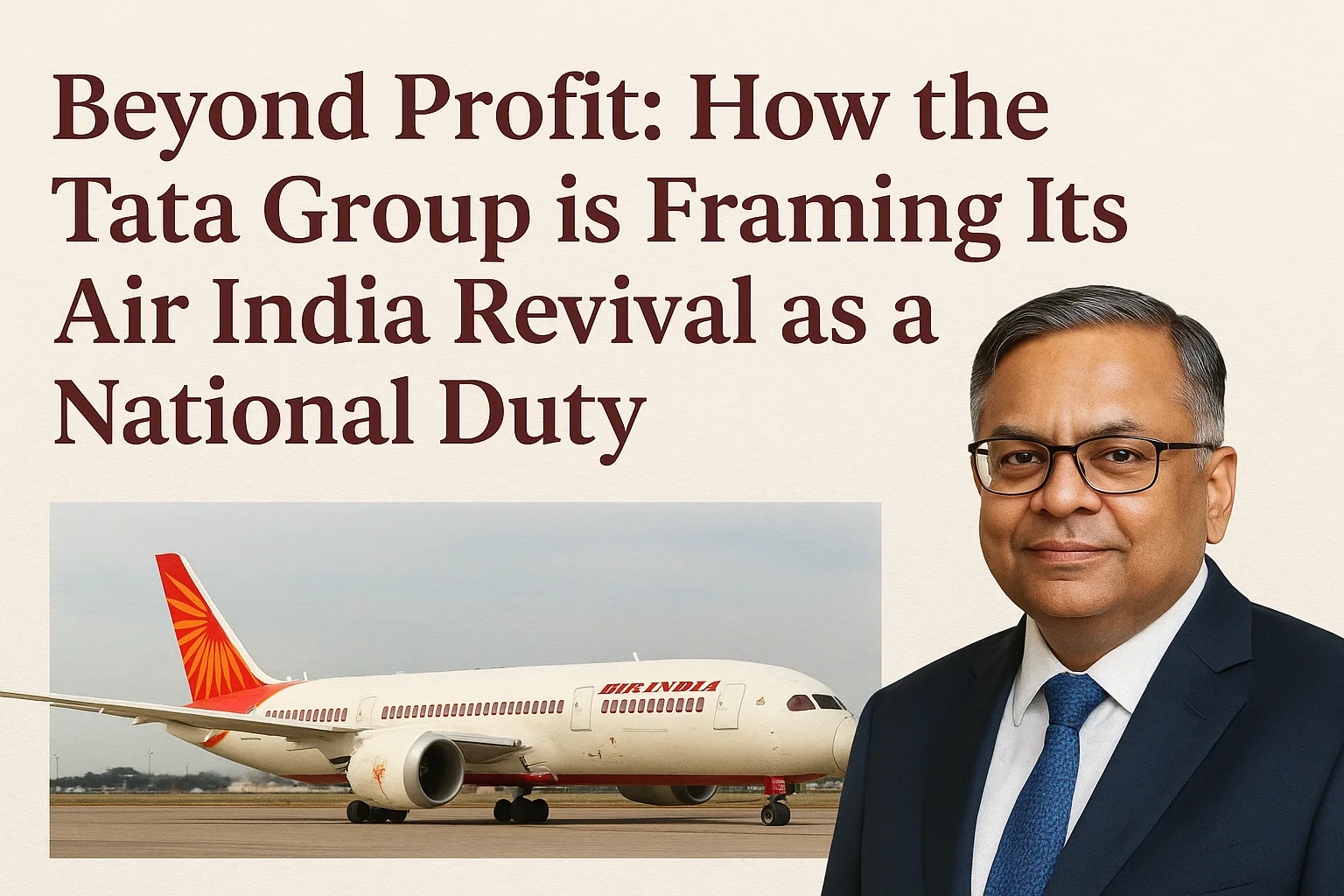 Beyond Profit: How the Tata Group is Framing Its Air India Revival as a National Duty 