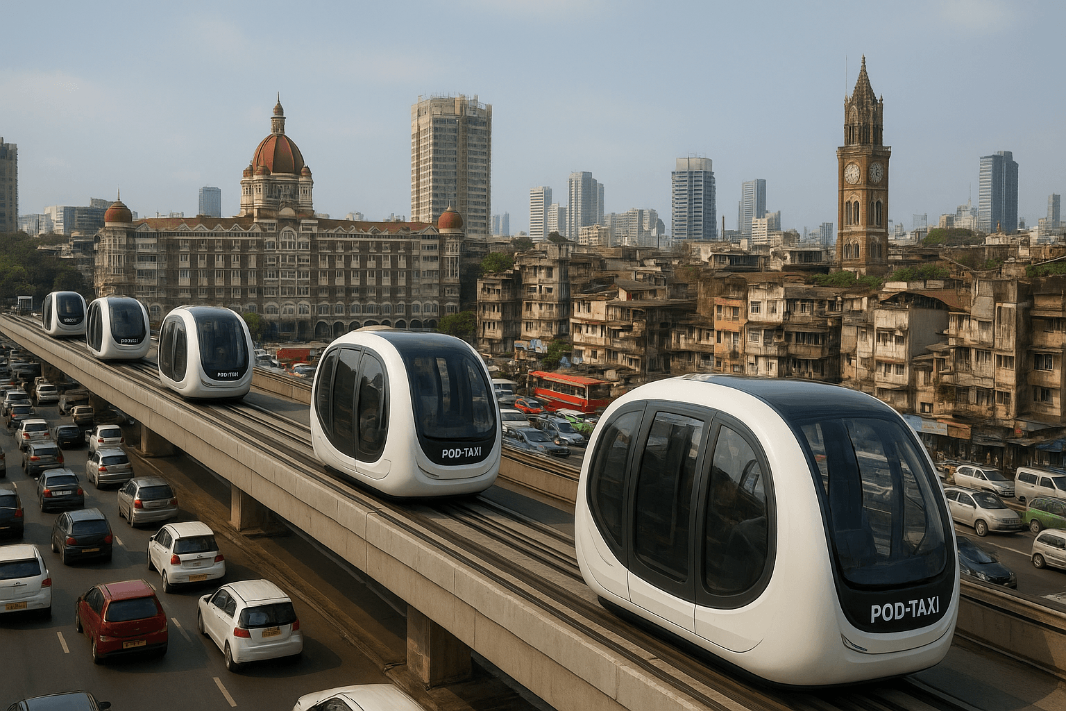 Beyond Traffic Jams: How Mumbai's Pioneering Pod-Taxi Network Could Redefine Urban Mobility 