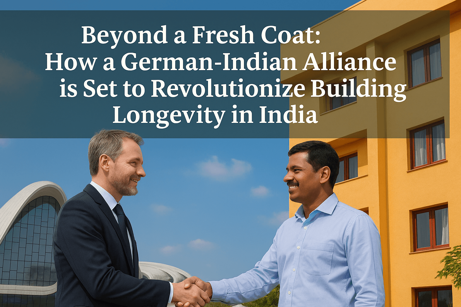 Beyond a Fresh Coat: How a German-Indian Alliance is Set to Revolutionize Building Longevity in India 