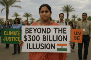 Beyond the $300 Billion Illusion: India’s Climate Justice Stand at COP30 and the Unseen Battles Back Home 
