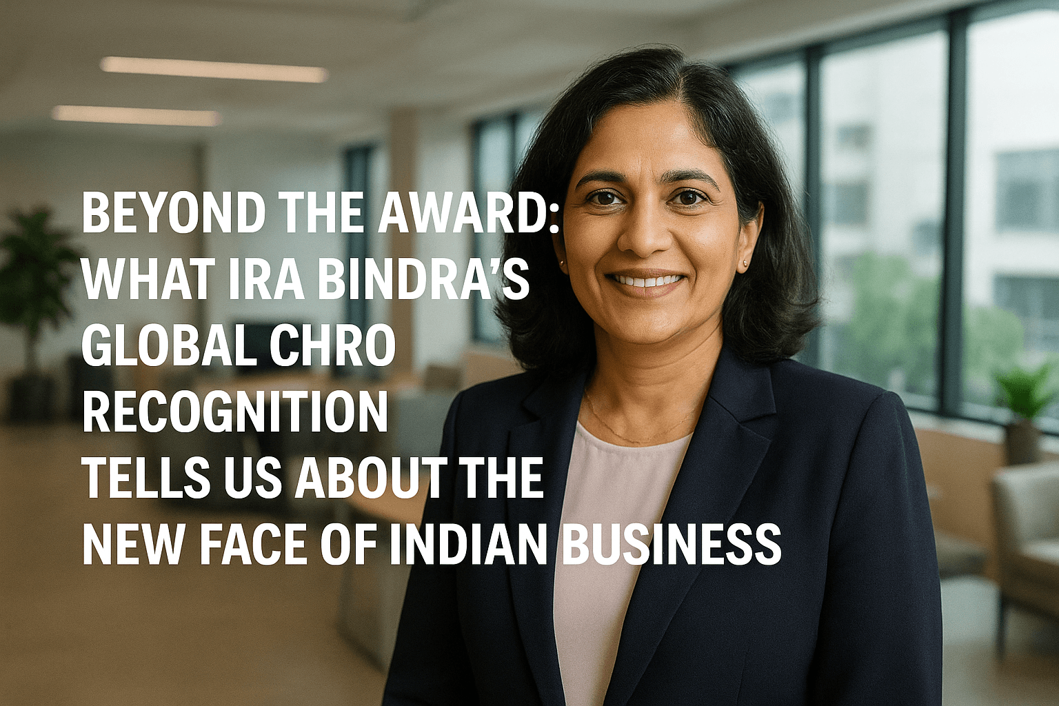 Beyond the Award: What Ira Bindra’s Global CHRO Recognition Tells Us About the New Face of Indian Business 