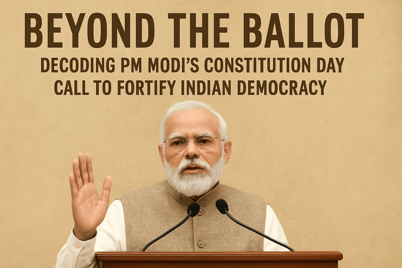 Beyond the Ballot: Decoding PM Modi’s Constitution Day Call to Fortify Indian Democracy 