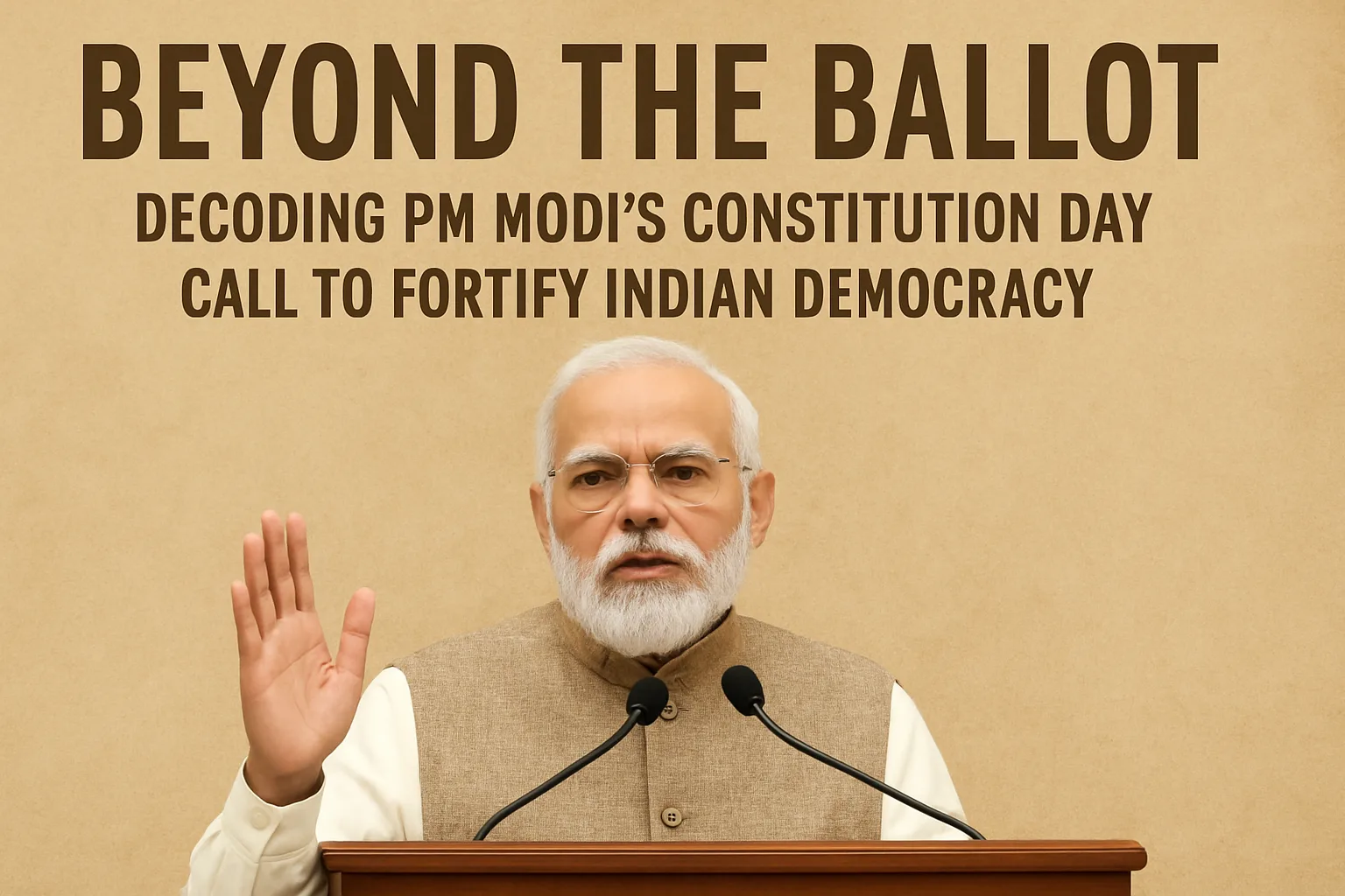 Beyond the Ballot: Decoding PM Modi’s Constitution Day Call to Fortify Indian Democracy 