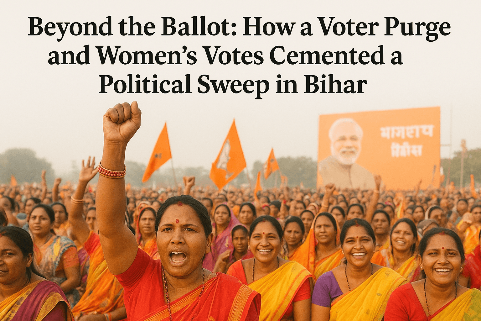 Beyond the Ballot: How a Voter Purge and Women's Votes Cemented a Political Sweep in Bihar 