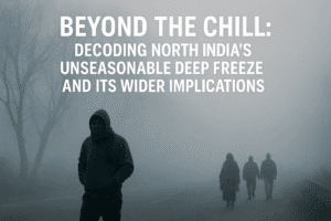 Beyond the Chill: Decoding North India's Unseasonable Deep Freeze and Its Wider Implications 1 Beyond the Chill: Decoding North India's Unseasonable Deep Freeze and Its Wider Implications