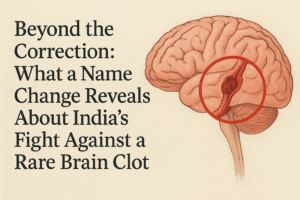 Beyond the Correction: What a Name Change Reveals About India's Fight Against a Rare Brain Clot 