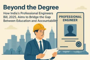 Beyond the Degree: How India's Professional Engineers Bill, 2025, Aims to Bridge the Gap Between Education and Accountability 
