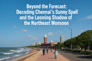 Beyond the Forecast: Decoding Chennai’s Sunny Spell and the Looming Shadow of the Northeast Monsoon 1 Beyond the Forecast: Decoding Chennai’s Sunny Spell and the Looming Shadow of the Northeast Monsoon