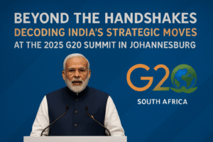 Beyond the Handshakes: Decoding India's Strategic Moves at the 2025 G20 Summit in Johannesburg 