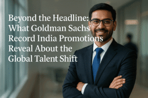 Beyond the Headline: What Goldman Sachs’ Record India Promotions Reveal About the Global Talent Shift 