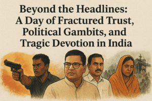 Beyond the Headlines: A Day of Fractured Trust, Political Gambits, and Tragic Devotion in India 
