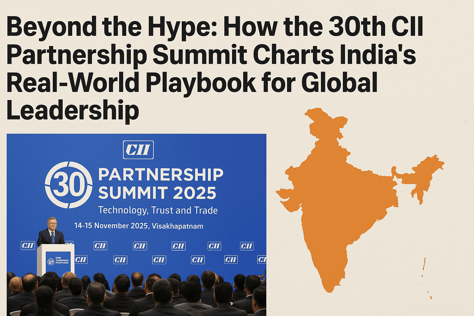 Beyond the Hype: How the 30th CII Partnership Summit Charts India's Real-World Playbook for Global Leadership 