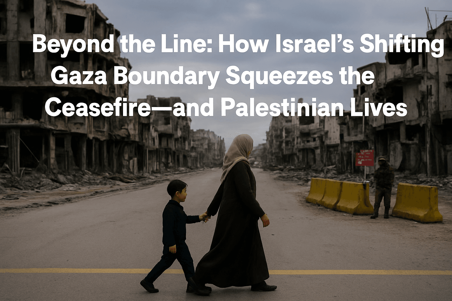 Beyond the Line: How Israel’s Shifting Gaza Boundary Squeezes the Ceasefire—and Palestinian Lives 