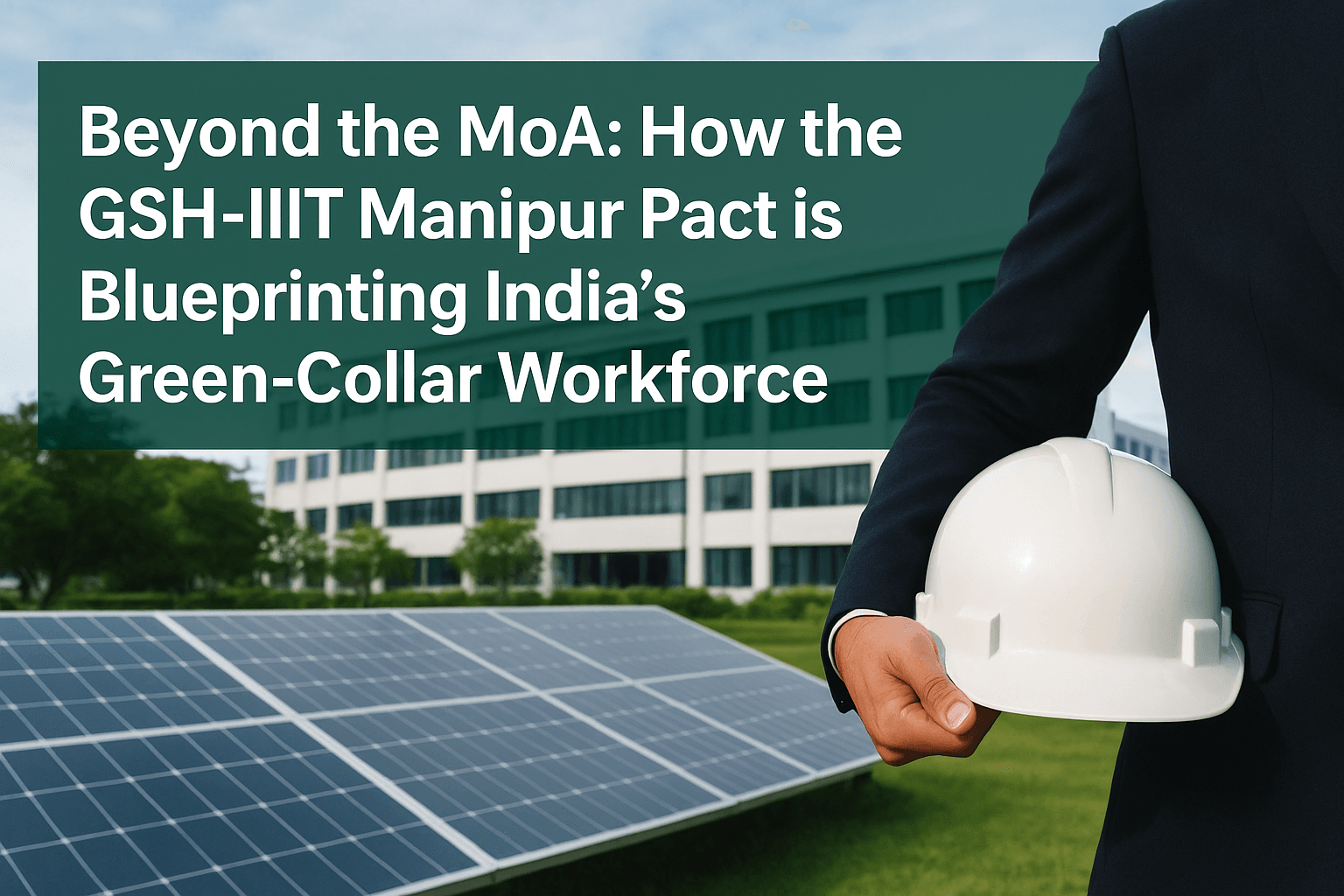 Beyond the MoA: How the GSH-IIIT Manipur Pact is Blueprinting India’s Green-Collar Workforce 