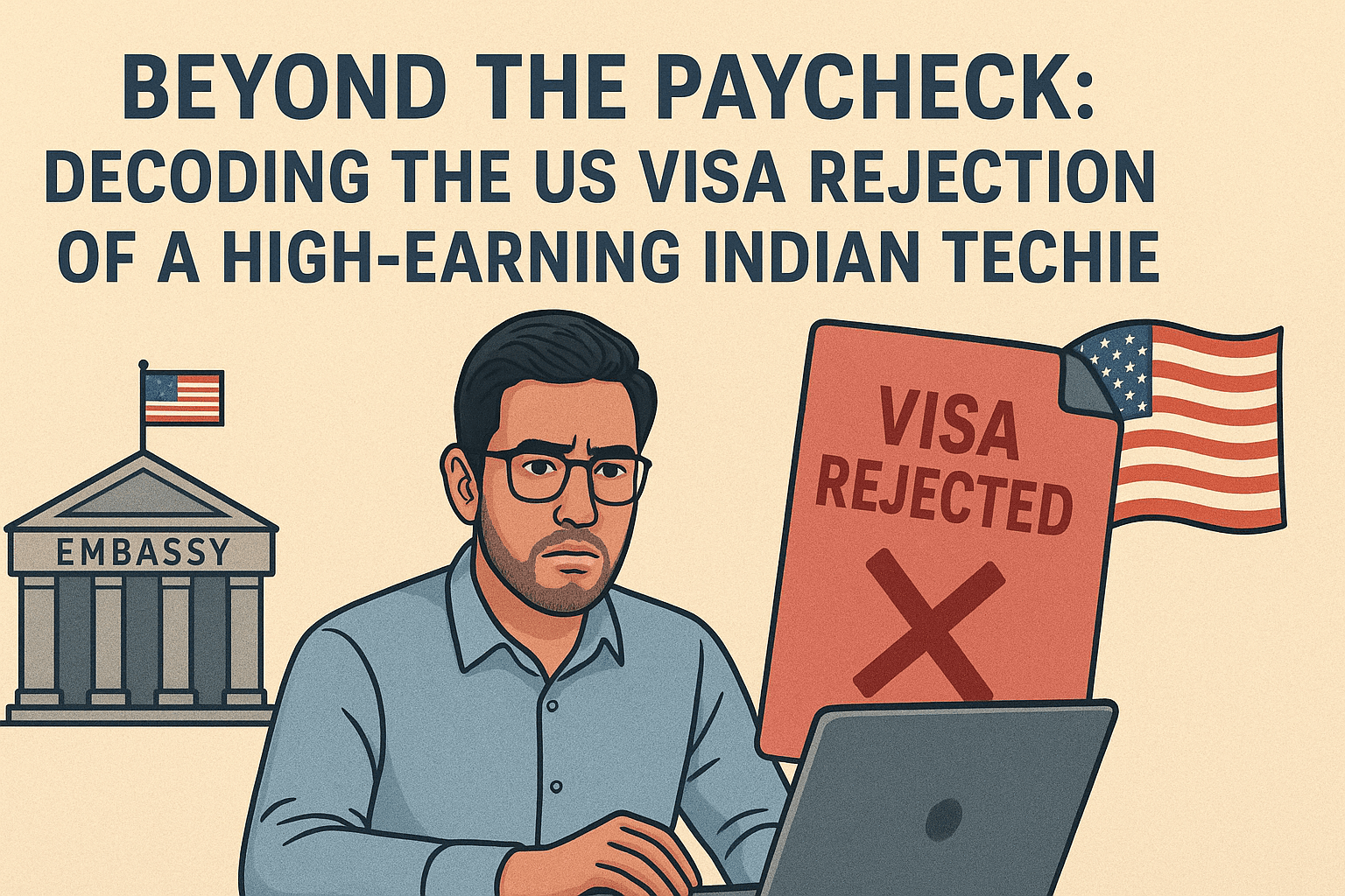 Beyond the Paycheck: Decoding the US Visa Rejection of a High-Earning Indian Techie 