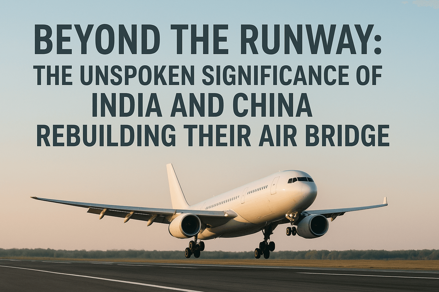 Beyond the Runway: The Unspoken Significance of India and China Rebuilding Their Air Bridge 