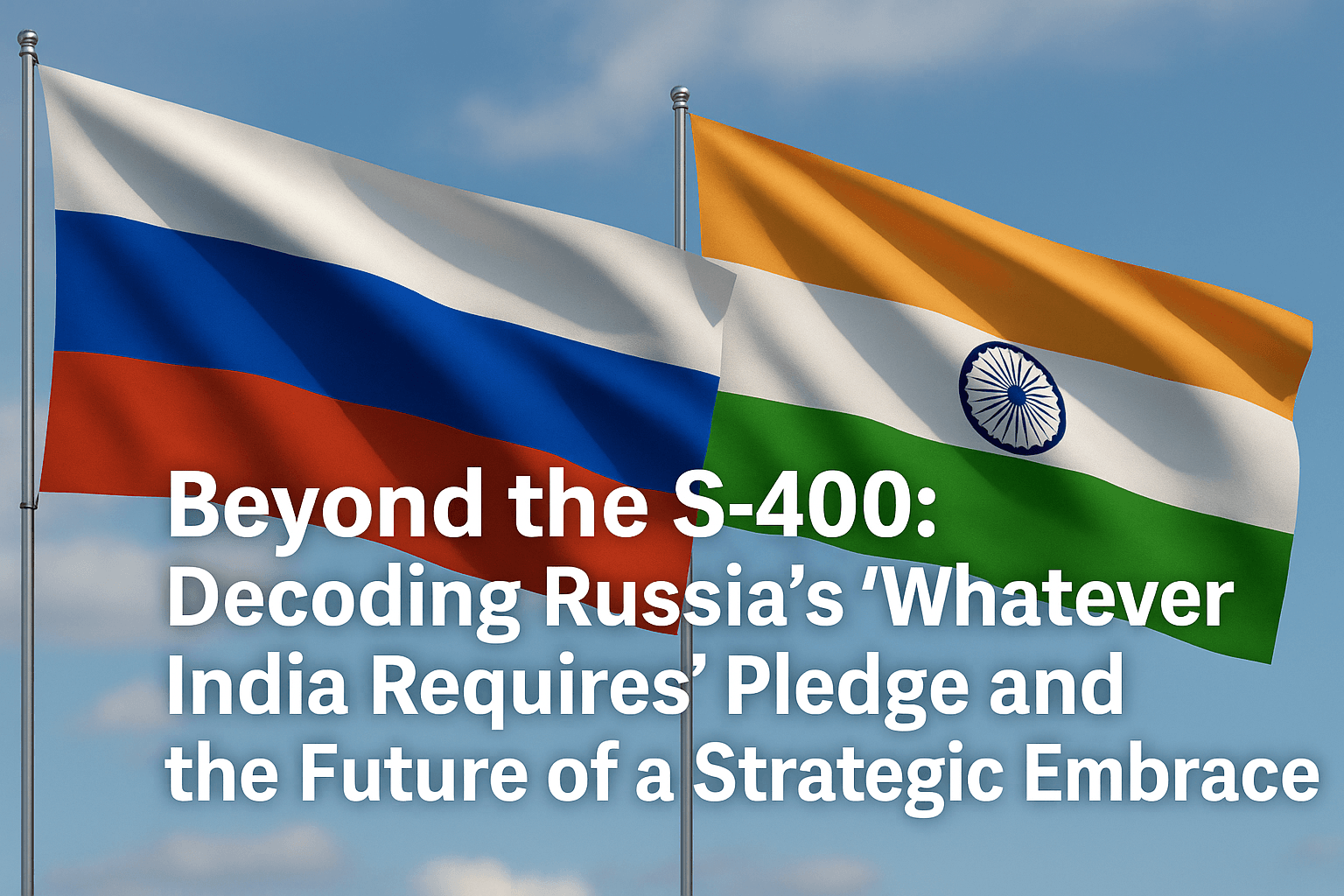 Beyond the S-400: Decoding Russia's "Whatever India Requires" Pledge and the Future of a Strategic Embrace 