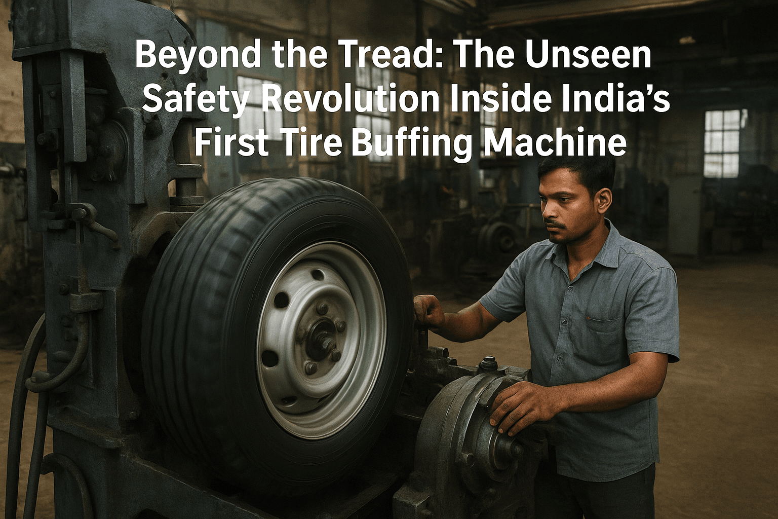 Beyond the Tread: The Unseen Safety Revolution Inside India’s First Tire Buffing Machine
