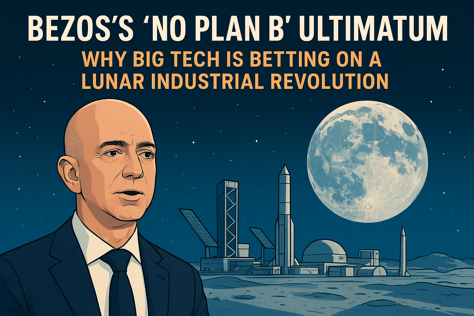 Bezos's "No Plan B" Ultimatum: Why Big Tech is Betting on a Lunar Industrial Revolution 