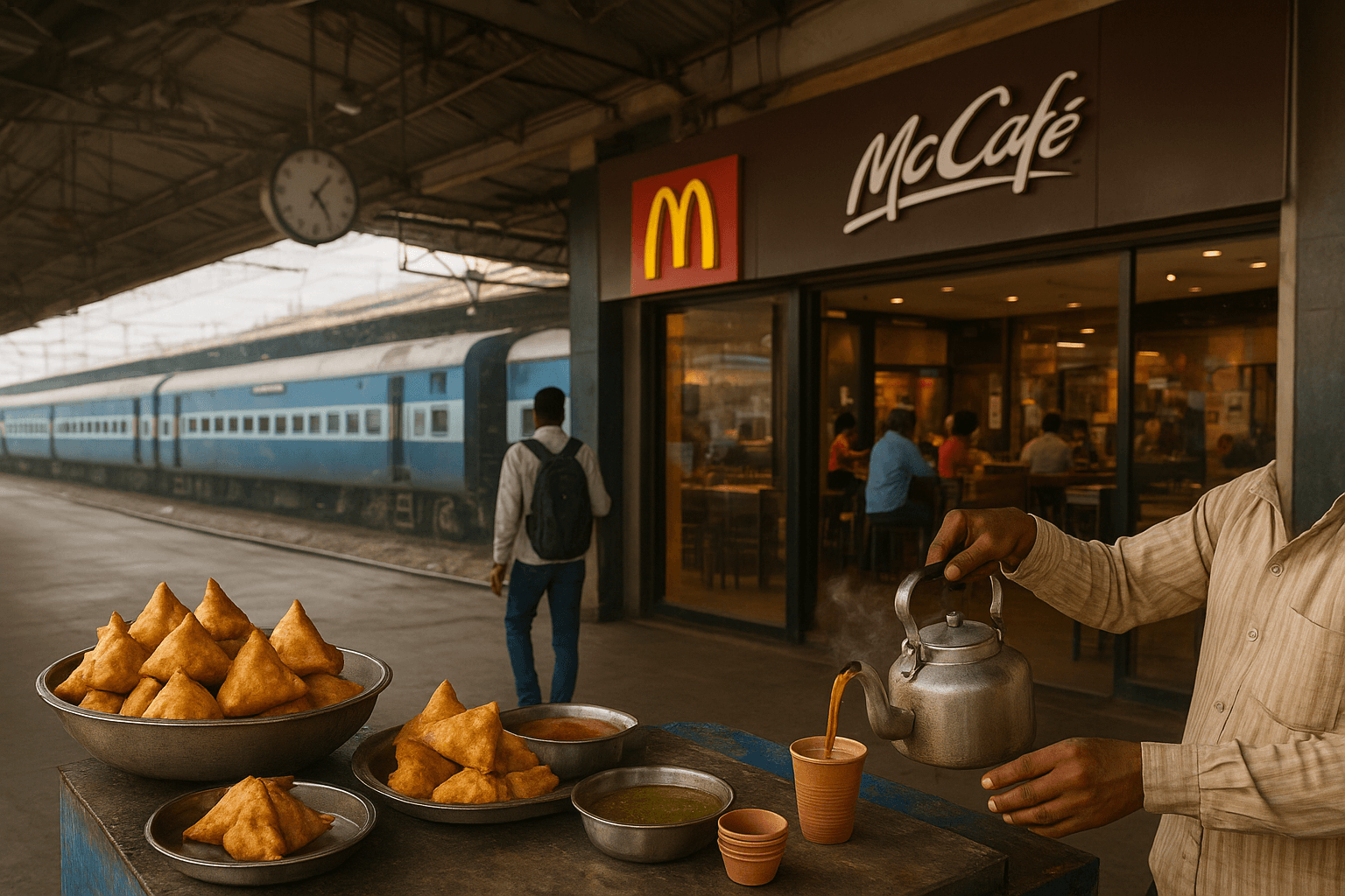 Chai, Samosa, and a Side of McCafe: How Indian Railways is Rewriting its Culinary Code 