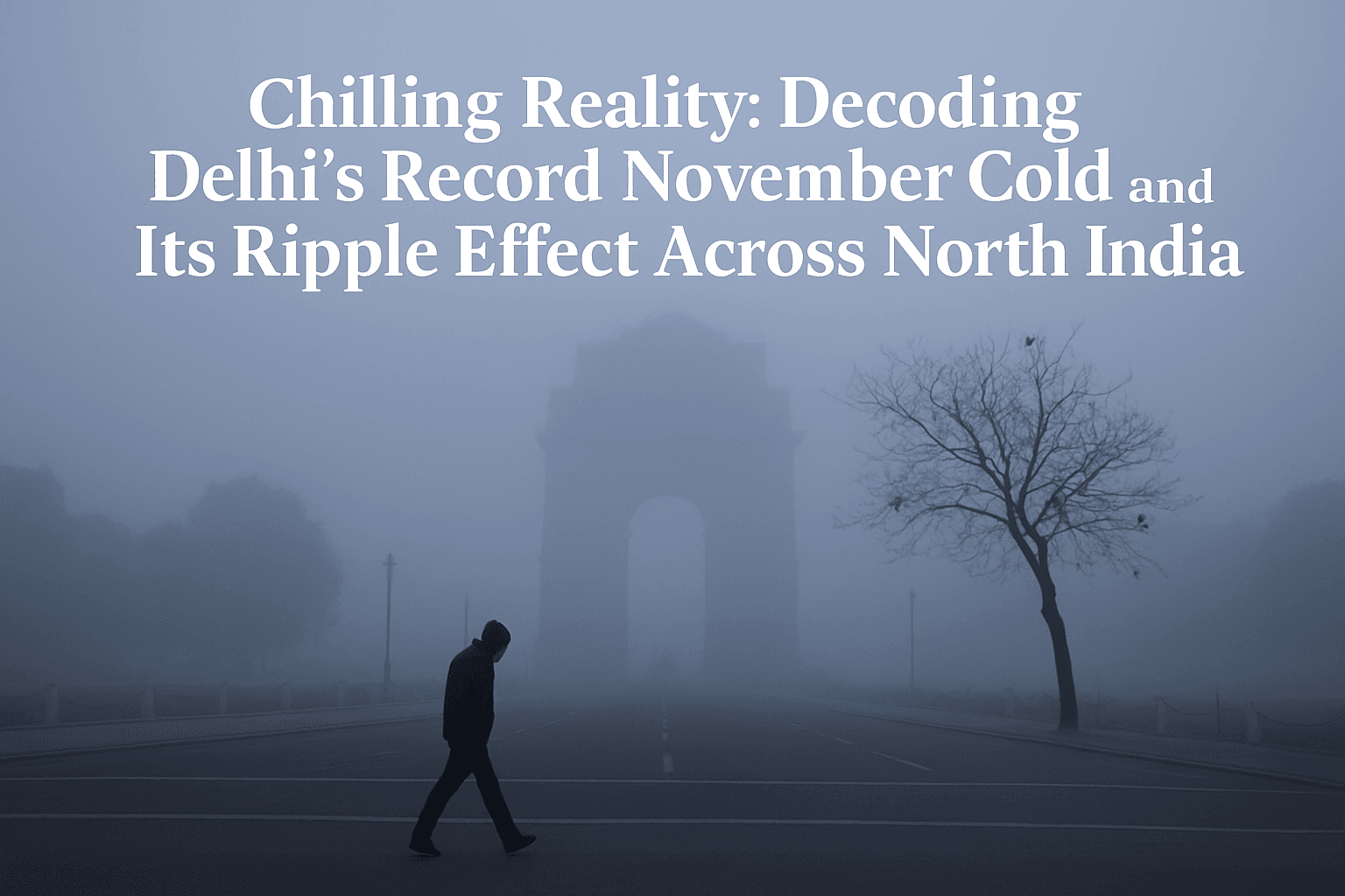 Chilling Reality: Decoding Delhi's Record November Cold and Its Ripple Effect Across North India 