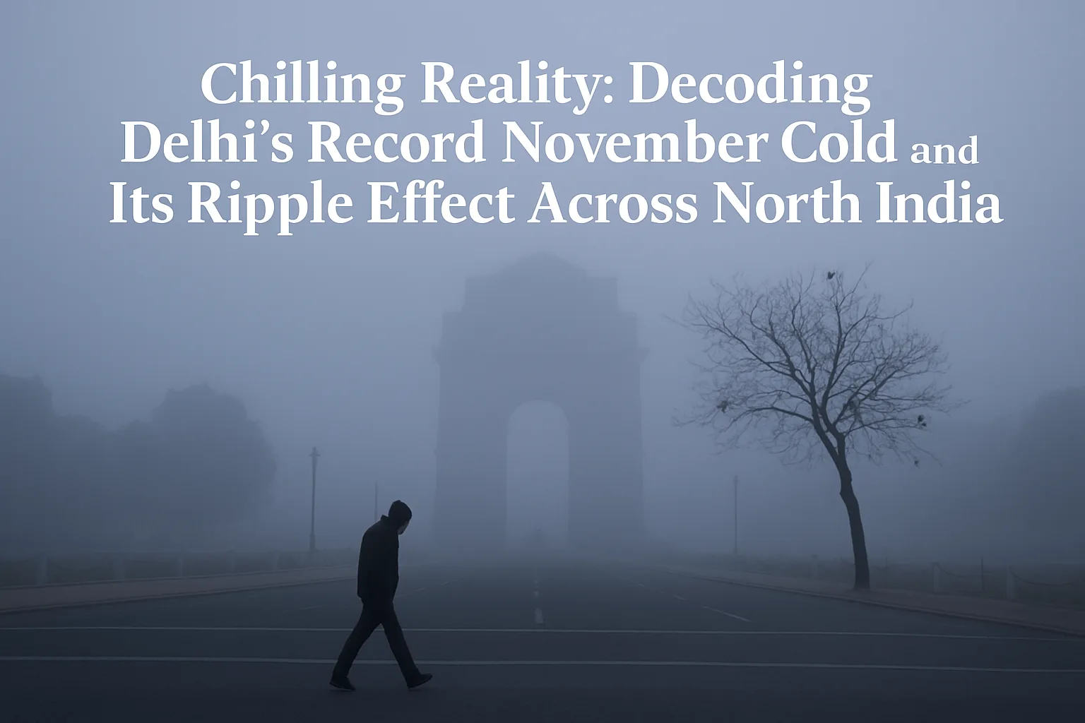 Chilling Reality: Decoding Delhi's Record November Cold and Its Ripple Effect Across North India 