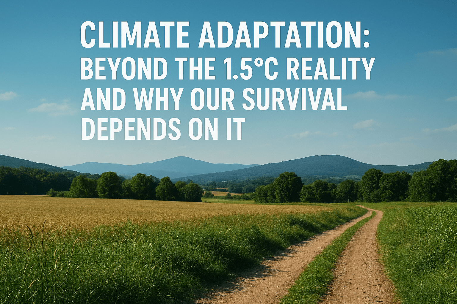 Climate Adaptation: Beyond the 1.5°C Reality and Why Our Survival Depends on It 