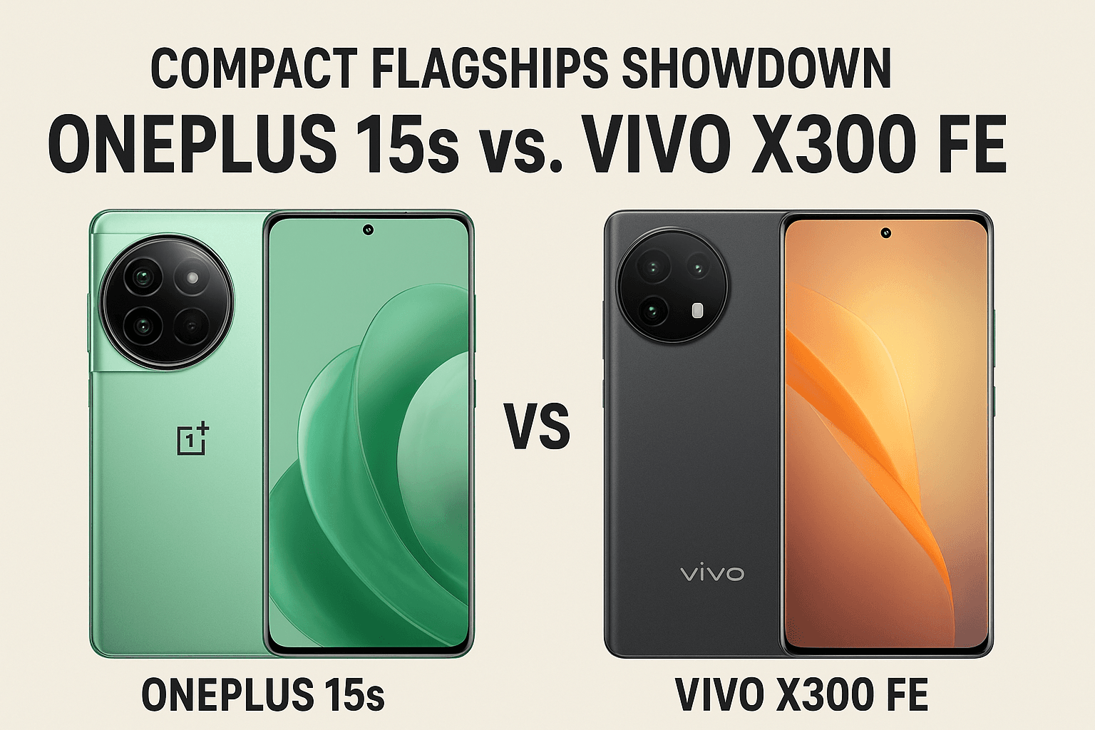 Compact Flagships Showdown: OnePlus 15s vs. Vivo X300 FE - What to Expect 