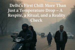 Delhi's First Chill: More Than Just a Temperature Drop – A Respite, a Ritual, and a Reality Check 