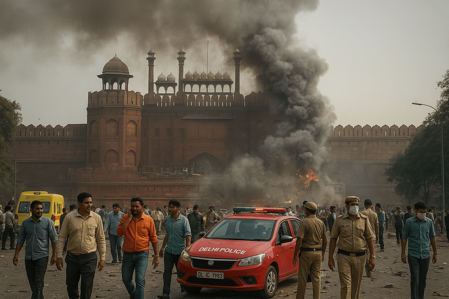 Delhi’s Red Fort Blast: A Capital on Edge, a Nation Seeks Answers Amidst Tragedy 